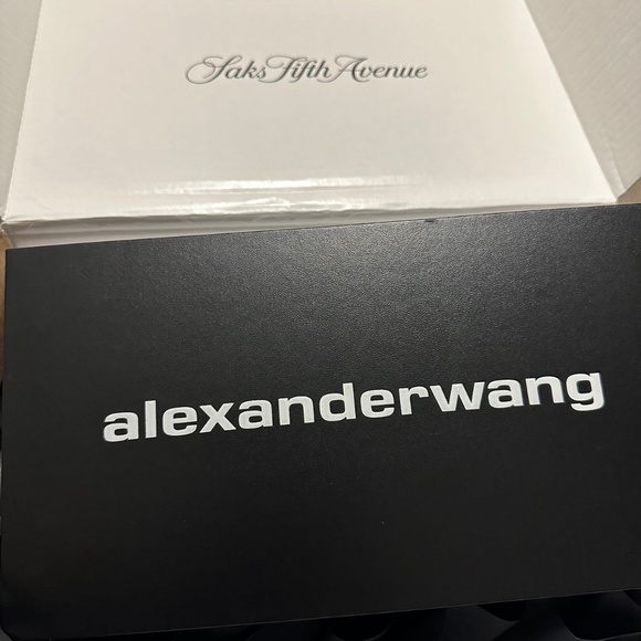 Alexander Wang Crystal Black Sandals Heels - Picture 3 of 3